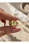 Xuping Thick Model Minimal Women's Hoop Earrings Do Not Tarnish or Fade