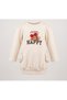 Girl's Teddy Bear Printed Pocket Sweat Dress 1-4 Years Old Winter Casual Dress - 2
