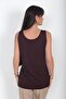 Women's Front and Back U-Neck Thick Strap Lycra Blouse - 4