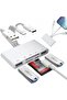 قارئ بطاقات SD 5 في 1 - قارئ بطاقات متوافق مع أجهزة iPhone/iPad، وأجهزة USB C و USB A، لبطاقات SD/Mic - 7