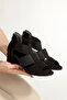 Cnf 116 High Heeled Sandals with Back Zipper and Rubber Detail - 3
