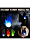 Halloween Fire Prop Decorations Creative Flame Lamp, Artificial Floating Fireball, Illuminated No-Flame Prop for Home Halloween Party - 3