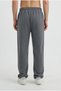 Men's Smoked Sweatpants Baggy Loose Leg Basic Daily Comfortable Fit Cotton Straight Leg - 4