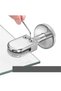 4-piece glass clamp set, 304 stainless steel, adjustable glass clamp suitable for 5-8mm glass panes, glass panel holder with rod (rod length 14x40mm). - 4