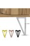 Metal Furniture Legs 15 cm - Set of 4 Black Table Legs for Coffee Tables, TV Tables and Furniture - 4