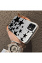 iPhone 12/12 Pro Compatible High Quality Flat Print Black Star Pattern Cool Silicone Phone Case - 2