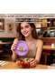 Snack box - 2-in-1 design - Keeps hands clean - Silicone lid with finger grooves - Reusable, ideal for travel and camping. - 6