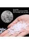 500-piece pack of tile spacers, 3mm white tile spacers, suitable for wall and floor tiles. - 2