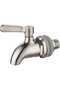 Stainless steel keg tap, beverage dispenser, tap for wine or beer kegs (16 mm)
