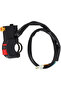 7/8-inch handlebar fog light switch, on/off button, headlight off switch, horn, motorcycle engine - 5