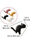 4-Pack Cute Cat Desktop ABS Hooks, animal-shaped hanging hooks for keys, bags & headphones. - 5