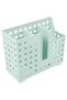 Plastic kitchen chopsticks storage box with 5 compartments