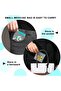 Reusable Medicine Storage Bag Sliding Lock Portable Travel Plastic Frosted 12-Pack - 4