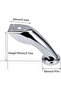 Four-piece stainless steel furniture legs, chrome plated, sofa and bed legs, suitable for sofas, chairs, stools and cabinets. - 3