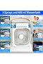 Portable Air Cooler - USB Powered Mini Air Conditioner, suitable for office, home and car, 3 fan speeds, 360° adjustment, 1/2/3 hour timer - White - 5
