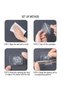 12-piece set of no-drill curtain rod brackets, self-adhesive curtain rod brackets, transparent hooks, suitable for curtains or towel racks. - 2