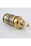 Brass thermostatic shower valve, with valve core and handle, hot and cold water mixing, durable wall-mounted, suitable for bathrooms - 2