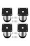 Adjustable furniture legs, height-adjustable metal table legs, kitchen furniture legs, cabinet, shelf, and table legs, made of stainless steel...