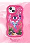 iPhone 14 Plus Compatible Colorful Psychedelic Eye Mushroom Drawing Flat Print Case