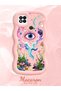 Redmi 9C/10A Compatible Colorful Psychedelic Eye Mushroom Drawing Flat Print Case