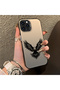 iPhone 15 Pro Max Compatible Hard Acrylic Back Silicone Edge Lens Protection Case - 3