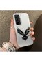 Samsung Galaxy A35 Compatible Hard Acrylic Back Silicone Edge Lens Protection Case - 2