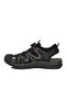 Men's Outdoor Trekking Sandals with Quick-Turn Closure, Closed Toe, Breathable, Black E339 m - 4