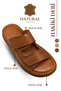 Genuine Leather Men's Slippers - Genuine Leather Men's Slippers with Soft Thick Soles C Tan - 4