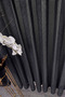 Anthracite Mesh Knitted Tulle Curtain I Heavy Weight I 1/3 Sik Pile I Wrinkle-Free I No Ironing Needed I Suitable for Every Room I Ready for the Cornice - 2