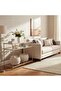 Luxe Champagne Metal Console