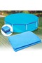 Round Pool Solar Cover Durable Dustproof Rainproof Inflatable Home Pools Paddling Pool Bathtub Dust Cover for 305cm Diameter - 5