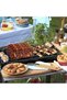 Grilled ribs, roast meat and spare ribs, barbecue grill for grilling lamb chops, steaks, and spare ribs, suitable for gas and charcoal grills. - 2