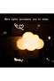 Two LED Night Lights Plug-in Light Sensor Creative Cloud Shaped Automatic Switch Soft Light Bedroom Hallway Bathroom - 5