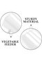 4 hanging bird feeder troughs - white - 3