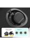 Solar-Powered Ventilated Cap, USB rechargeable, dual fans (6000 RPM), UV protection - Black - 3