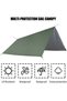 300x300cm military-grade waterproof and UV-resistant camping tarpaulin, suitable for car roofs and beaches. - 2
