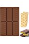 Diamond-Shaped Deep Silicone Chocolate Molds, 6 Non-Stick Baking Trays with Scraper & 100 Packaging Bags, BPA-Free - 5