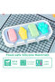2-pack 8-hole BPA-free silicone popsicle molds with fruit patterns and sticks for kids - 4