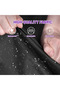 Foldable travel clothing bag, 110x60cm clothing storage bag, suit bag, dustproof and moisture-proof (black). - 3