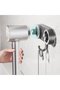 Magnetic Hair Dryer, Holder with Hook Wall Mount Suction Cup, Hair Dryer Organizer Cable Management, 16*10*6 - 4
