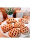 3-Piece Handheld Pocket Pie & Pastry Molds Set for Holiday Baking (White) - 4