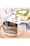 6-Piece Stainless Steel Heart-Shaped Dessert Ring Molds with Handles (silver, 8x3.8cm). - 6
