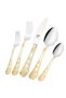 Solingen Daniela 96 Piece Fork Spoon Knife Set Gold - 2