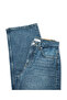 Hotfix baskılı wide leg jean pantolon - 4
