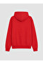 Ozmarka New Season Red Printed Men's Thick Hoodie - 8