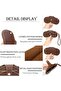 Portable ultra-thin sunglasses case/storage bag, soft glasses case/cover, unisex - black - 2