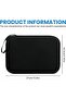 7-Compartment Sunglasses Case - Men's and Women's Sunglasses Storage Case - Hard-Shell Eyeglasses Storage Bag with Zipper and Carrying Strap, Black - 2