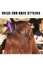 30 pieces of 8.5cm metal hair clips with holes, black hair clips for styling, parting, dyeing, curling, and duckbill hair clips. - 4