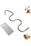 2-Piece Stainless Steel Peanut Butter Blender, jam mixing tool, silver, versatile spread stirrer