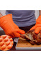 Silicone barbecue gloves, baking gloves, heat-resistant gloves (1 piece) - 3